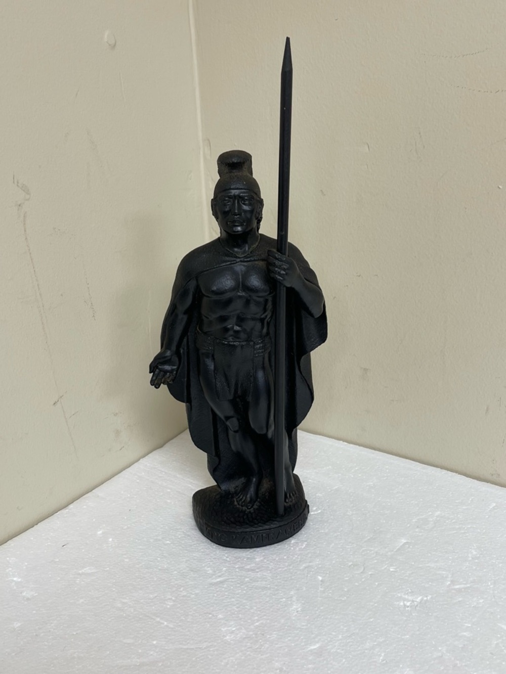 Vintage King Khamammei 12.5in Statue A Hip Original Figure Removable Spear